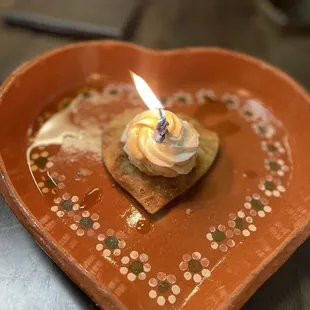 Birthday "churro inspired" dessert