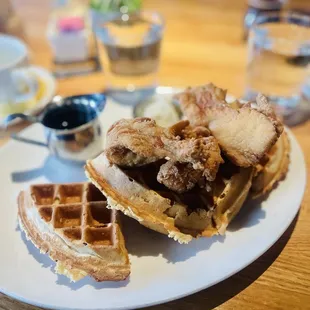 Chicken and waffle