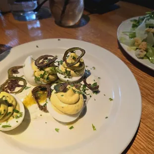 Spicy Deviled Eggs