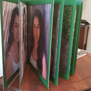 A peak inside! Senior picture book.