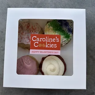Cookies: White chocolate raspberry  King cake Red velvet Strawberry pop tart