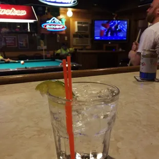 Great drinks,  big tvs,  and pool.