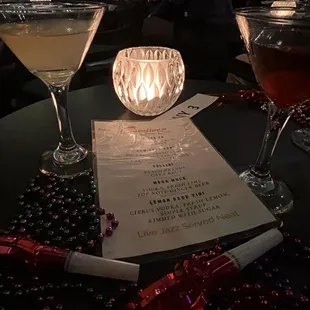 French 75 and a Manhattan