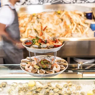 oysters, mussels, shellfish, food, oysters and mussels