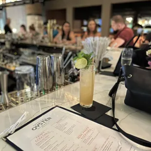 Coconut rum cocktail