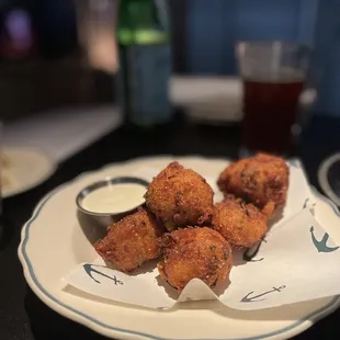 Crab hush puppies $15