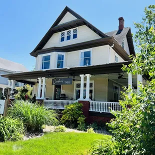 the front of the house