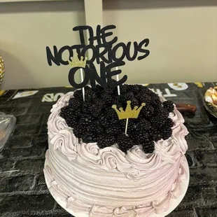 Lemon blackberry cake