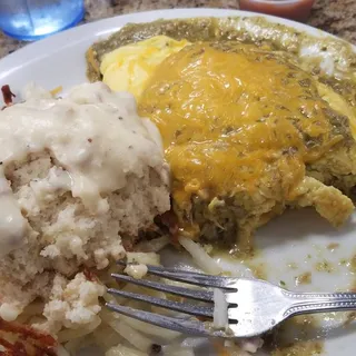 Chili Verde Omelet
