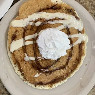 Cinnamon Roll Pancakes