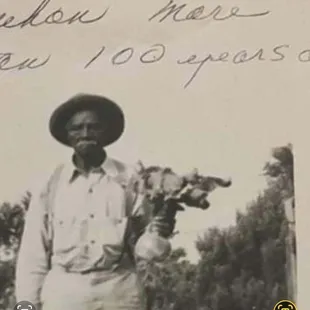 Great, great grandfather,  Alexis Duhon - Live to 118