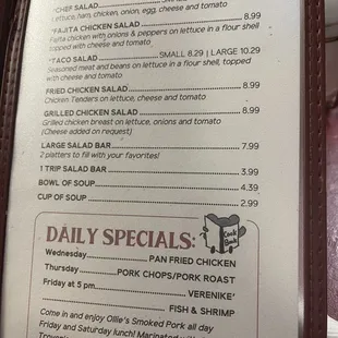 Menu 2023