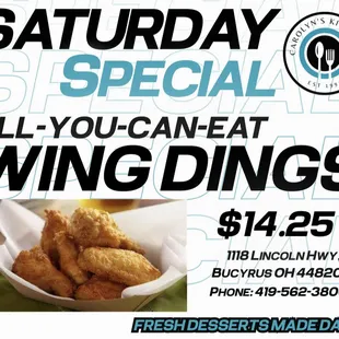 chicken wings and fried chicken