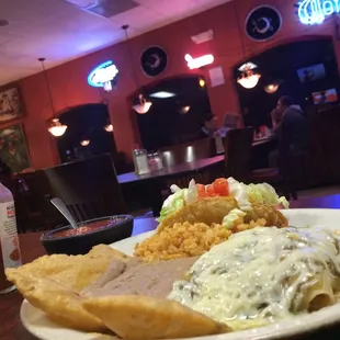 Enchiladas suizas in wonderful Caro's!