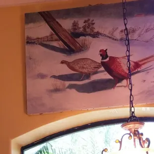 Pheasant painting