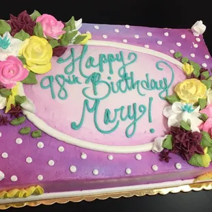 Custom designed cakes