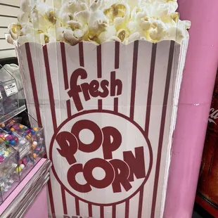 a bag of popcorn in a store