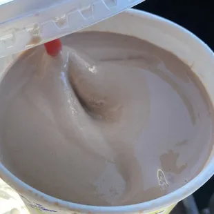 Large chocolate malt