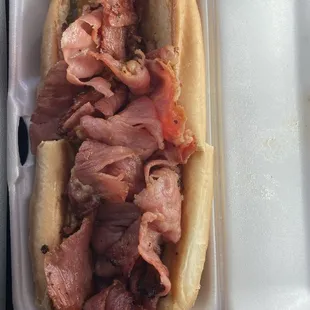 Pastrami sandwich