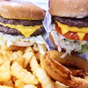 Double Quarter Burger!