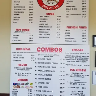 Menu 2019