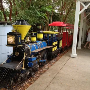 Ride around the whole park on this lil train