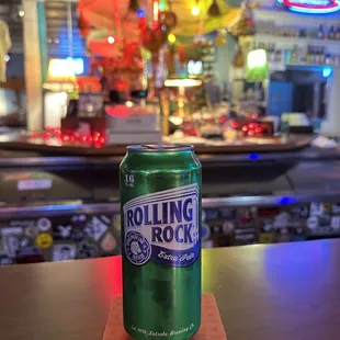 $2 Rolling Rock during Happy Hour