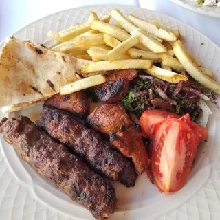 Carousel Combo Kebab Plate