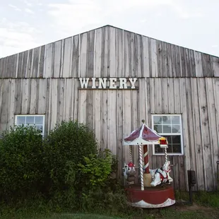 the front of the winery