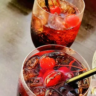 My friend ordered the Cherry Coke from the Bar Experience