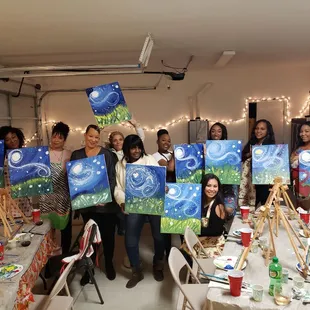 Paint party Friendsgiving with an Awesome bunch!