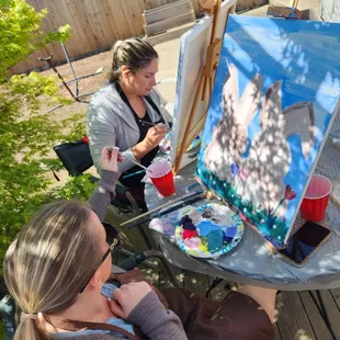 Private, Family friendly paint Party for Easter