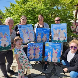 Private, Family friendly paint Party for Easter