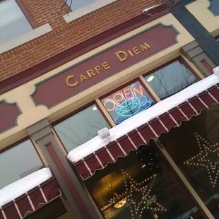 Carpe Diem on a frosty January morning