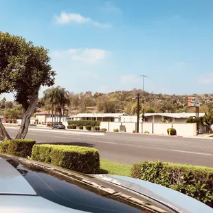 Has small parking area