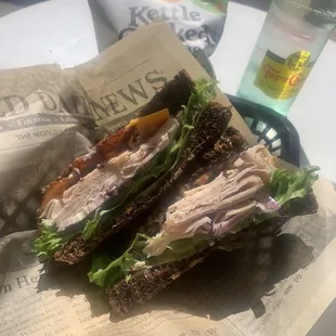 Smoked Turkey Bacon Club Solo