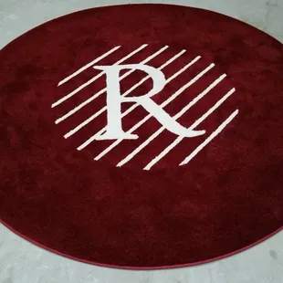 Logo rug made to customer specs
