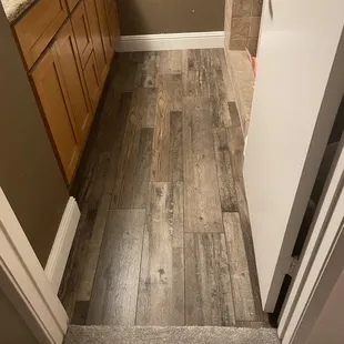 Love my new waterproof vinyl  in my bathrooms.