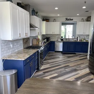 Newly done kitchen floors!