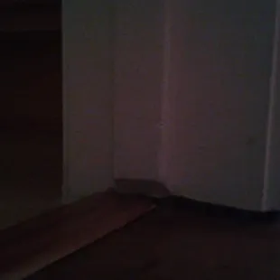 also, un even door frame