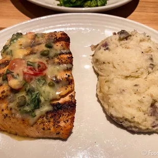 Salmon Capperi &amp; Garlic Mashed Potatoes