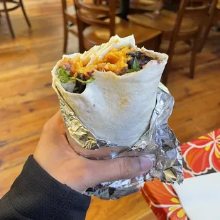 Sweet potato burrito