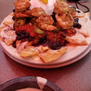 Flour Chips and Queso