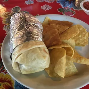 Spicy Chicken Burrito