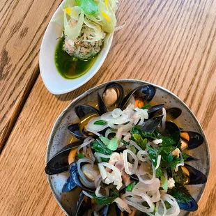 Mediterranean Mussels, Sea bass Conserva