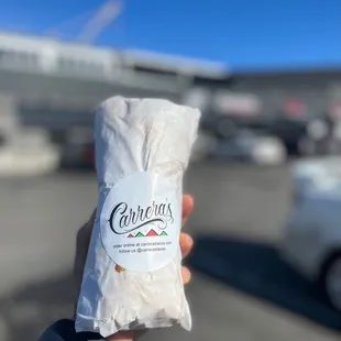 My ENORMOUS breakfast burrito!