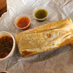 Combo burrito. W skrimp. $6 more dollars eeeks...