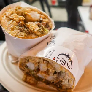 Surf and Turf Burrito