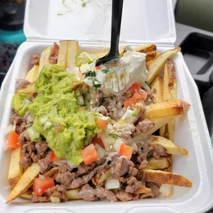 Carne asada fries!