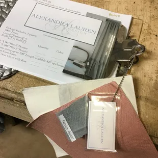 Hand made drapery panels Made In Tennessee in Booth 81!